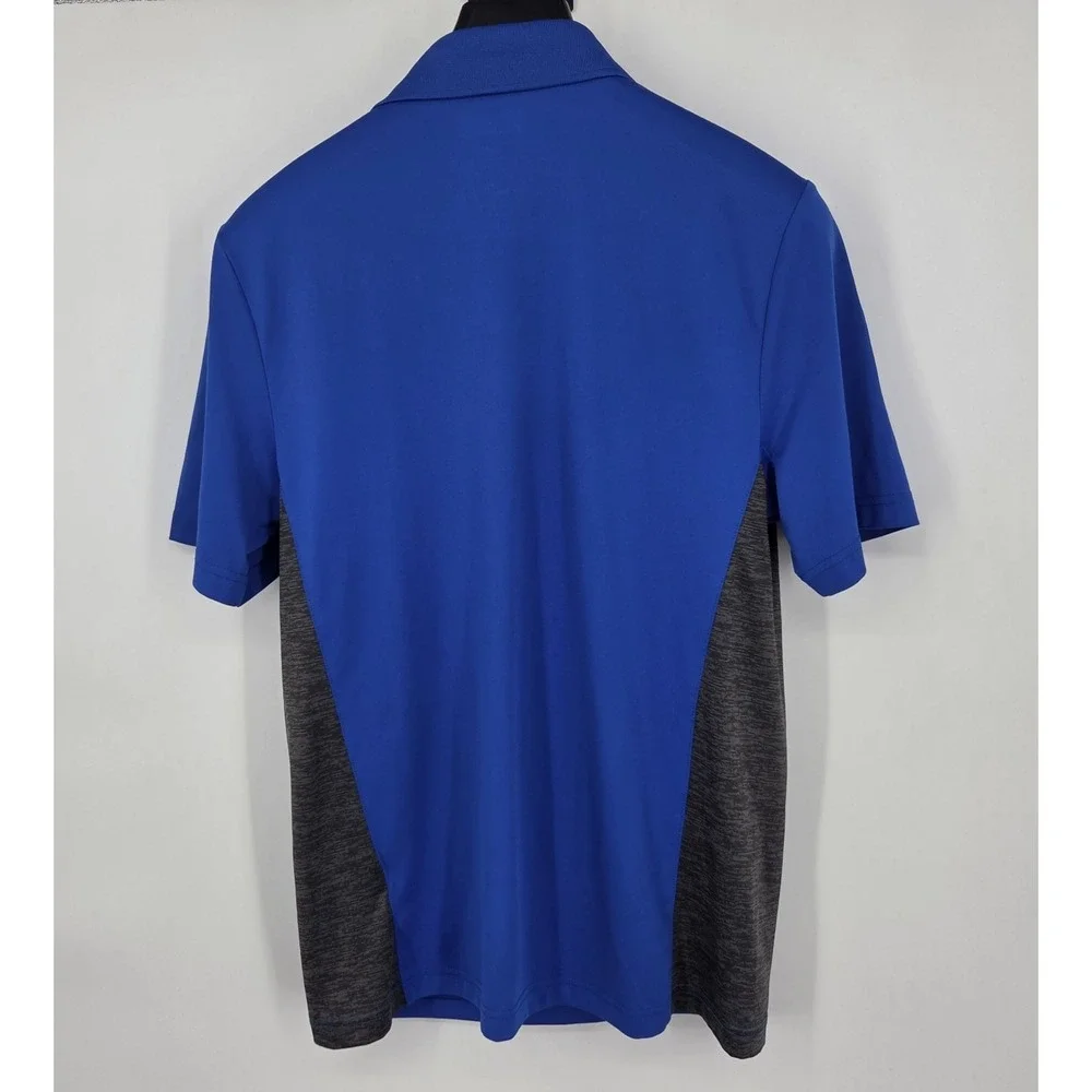 Los Angeles Rams Polo Shirt Men's Medium Blue NFL Team Apparel Short Sleeve